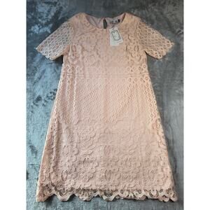 Coeur de Vague Blush pink Lace Dress - AU size 10 (U.S. size 8) - NWT